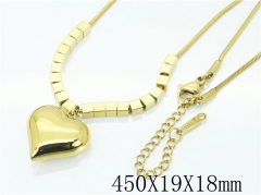 HY Wholesale Fashion Jewelry Stainless Steel 316L Jewelry Necklaces-HY80N0335HZL
