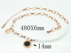 HY Wholesale Fashion Jewelry Stainless Steel 316L Jewelry Necklaces-HY19N0307HIV