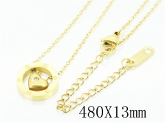 HY Wholesale Fashion Jewelry Stainless Steel 316L Jewelry Necklaces-HY19N0276PW
