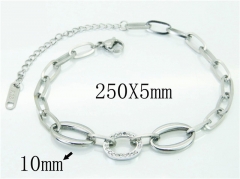 HY Wholesale Fashion Jewelry 316L Stainless Steel Bracelets-HY19B0704OZ