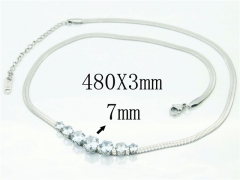 HY Wholesale Fashion Jewelry Stainless Steel 316L Jewelry Necklaces-HY19N0311HHE