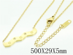 HY Wholesale Fashion Jewelry Stainless Steel 316L Jewelry Necklaces-HY19N0285OV