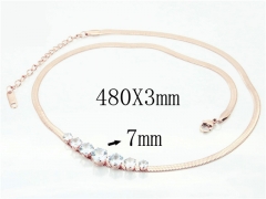HY Wholesale Fashion Jewelry Stainless Steel 316L Jewelry Necklaces-HY19N0313HIW