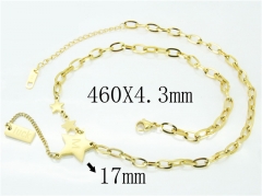 HY Wholesale Fashion Jewelry Stainless Steel 316L Jewelry Necklaces-HY80N0331PL