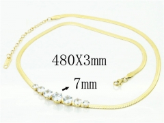 HY Wholesale Fashion Jewelry Stainless Steel 316L Jewelry Necklaces-HY19N0312HIW