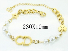HY Wholesale Fashion Jewelry 316L Stainless Steel Bracelets-HY19B0708HRR