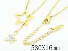 HY Wholesale Fashion Jewelry Stainless Steel 316L Jewelry Necklaces-HY19N0279PS