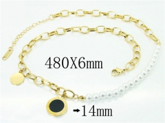 HY Wholesale Fashion Jewelry Stainless Steel 316L Jewelry Necklaces-HY19N0306HIX