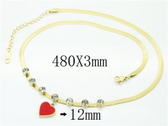 HY Wholesale Fashion Jewelry Stainless Steel 316L Jewelry Necklaces-HY32N0343HHW