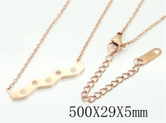 HY Wholesale Fashion Jewelry Stainless Steel 316L Jewelry Necklaces-HY19N0286OB