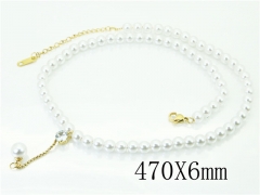HY Wholesale Fashion Jewelry Stainless Steel 316L Jewelry Necklaces-HY19N0309HIC