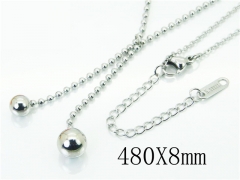 HY Wholesale Fashion Jewelry Stainless Steel 316L Jewelry Necklaces-HY19N0287NX