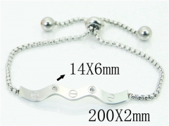 HY Wholesale Fashion Jewelry 316L Stainless Steel Bracelets-HY19B0728HBB