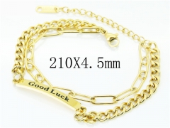 HY Wholesale Fashion Jewelry 316L Stainless Steel Bracelets-HY80B0278MLQ