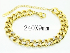HY Wholesale Fashion Jewelry 316L Stainless Steel Bracelets-HY19B0699HDD