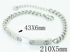 HY Wholesale Fashion Jewelry 316L Stainless Steel Bracelets-HY19B0725PA