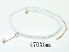 HY Wholesale Fashion Jewelry Stainless Steel 316L Jewelry Necklaces-HY19N0310HIX