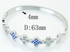 HY Wholesale Stainless Steel 316L Fashion Bangle-HY80B0281HLE