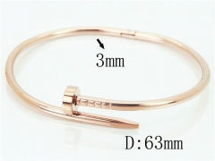HY Wholesale Stainless Steel 316L Fashion Bangle-HY14B0224HVV
