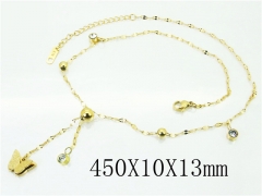 HY Wholesale Fashion Jewelry Stainless Steel 316L Jewelry Necklaces-HY19N0300HDD
