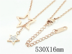 HY Wholesale Fashion Jewelry Stainless Steel 316L Jewelry Necklaces-HY19N0280PQ
