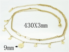 HY Wholesale Stainless Steel 316L Jewelry Necklaces-HY47N0151HBB