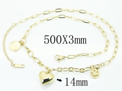 HY Wholesale Stainless Steel 316L Jewelry Necklaces-HY47N0104HDD