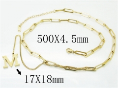 HY Wholesale Stainless Steel 316L Jewelry Necklaces-HY47N0154HEE