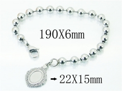 HY Wholesale Jewelry 316L Stainless Steel Bracelets-HY39B0662LS