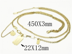 HY Wholesale Stainless Steel 316L Jewelry Necklaces-HY47N0152HXX