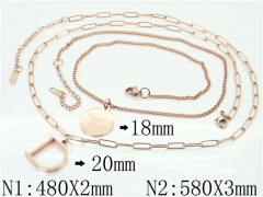 HY Wholesale Stainless Steel 316L Jewelry Necklaces-HY47N0102HIC