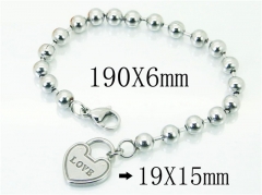 HY Wholesale Jewelry 316L Stainless Steel Bracelets-HY39B0673LG