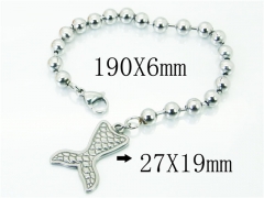 HY Wholesale Jewelry 316L Stainless Steel Bracelets-HY39B0650LS