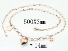 HY Wholesale Stainless Steel 316L Jewelry Necklaces-HY47N0105HAA
