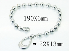 HY Wholesale Jewelry 316L Stainless Steel Bracelets-HY39B0728LS