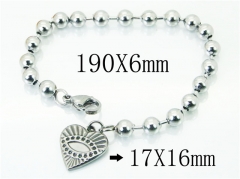 HY Wholesale Jewelry 316L Stainless Steel Bracelets-HY39B0727LS