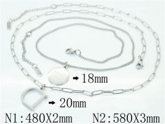 HY Wholesale Stainless Steel 316L Jewelry Necklaces-HY47N0100HZL