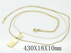 HY Wholesale Stainless Steel 316L Jewelry Necklaces-HY47N0156HSS