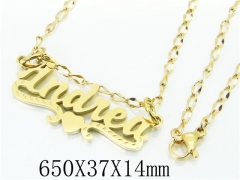 HY Wholesale Stainless Steel 316L Jewelry Necklaces-HY32NE0360NF