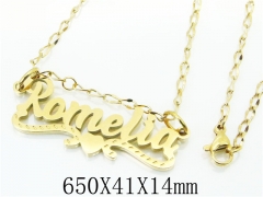HY Wholesale Stainless Steel 316L Jewelry Necklaces-HY32NE0352NB