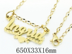 HY Wholesale Stainless Steel 316L Jewelry Necklaces-HY32NE0365NU