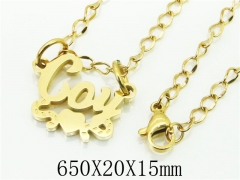 HY Wholesale Stainless Steel 316L Jewelry Necklaces-HY32NE0410NG