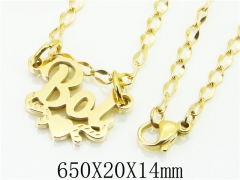 HY Wholesale Stainless Steel 316L Jewelry Necklaces-HY32NE0407NC