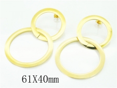 HY Wholesale 316L Stainless Steel Earrings-HY26E0399NF