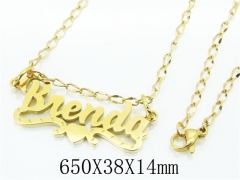 HY Wholesale Stainless Steel 316L Jewelry Necklaces-HY32NE0358NS