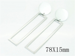HY Wholesale 316L Stainless Steel Earrings-HY26E0381MA