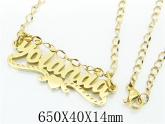 HY Wholesale Stainless Steel 316L Jewelry Necklaces-HY32NE0361NG