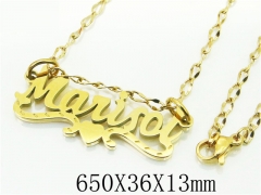 HY Wholesale Stainless Steel 316L Jewelry Necklaces-HY32NE0403NR