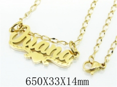 HY Wholesale Stainless Steel 316L Jewelry Necklaces-HY32NE0371NR
