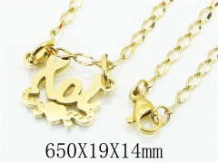 HY Wholesale Stainless Steel 316L Jewelry Necklaces-HY32NE0389ND